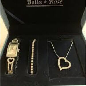Bella & Rose Costume Jewellery 3 Piece Gift Set